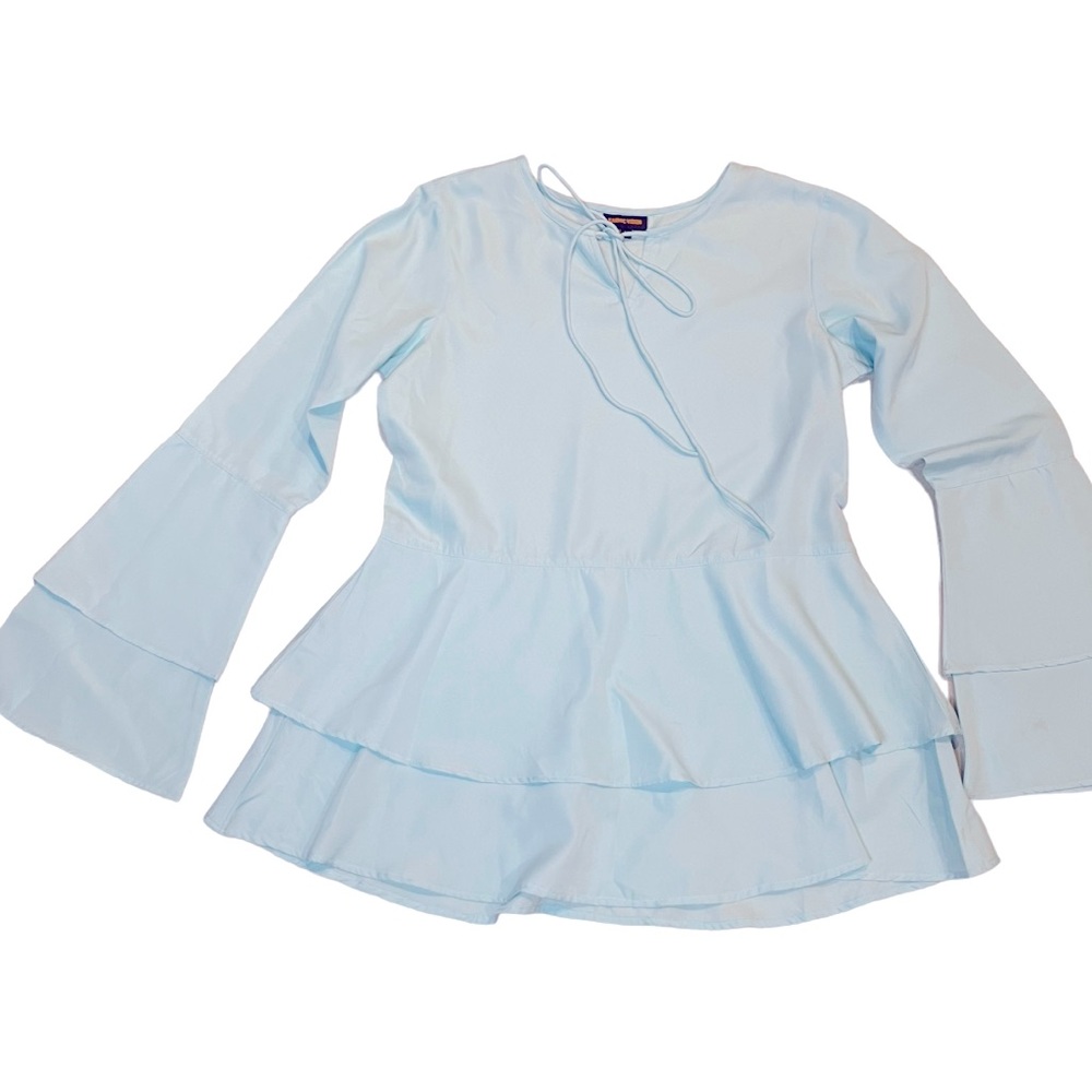 Karmic Vision Flare Sleeve Blouse